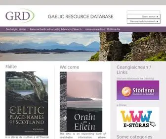 Gaelicresources.co.uk(Gaelicresources) Screenshot