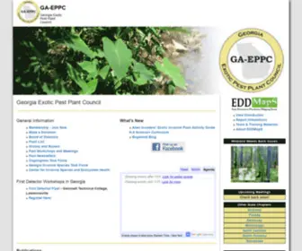 Gaeppc.org(Georgia Exotic Pest Plant Council) Screenshot