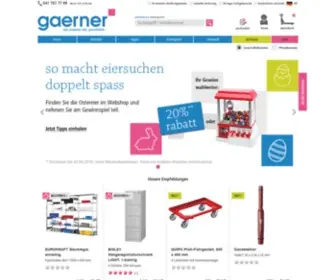 Gaerner.ch(Büromöbel) Screenshot