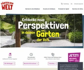 Gaertenderwelt.de(Gärten der Welt) Screenshot