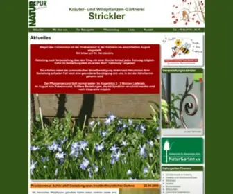 Gaertnerei-Strickler.de(Gartenbau Strickler) Screenshot