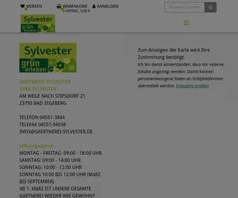 Gaertnerei-SYlvester.de(Gärtnerei Sylvester) Screenshot