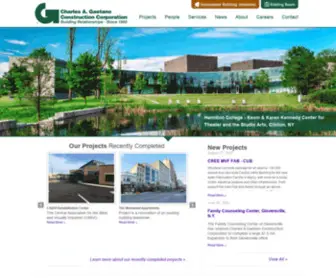 Gaetanoconst.com(Construction Services) Screenshot