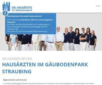 Gaeubodenarzt.de(Hausärzte) Screenshot