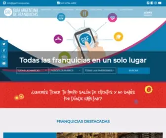 Gaf-Franquicias.com(Franquicias en Argentina) Screenshot