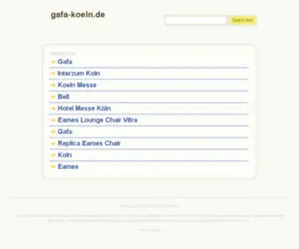 Gafa-Koeln.de(Spoga+gafa Köln) Screenshot