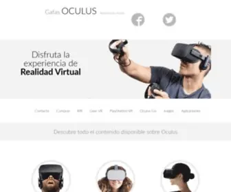 Gafasoculus.com(Disfruta la experiencia de las Gafas Oculus de Realidad Virtual) Screenshot