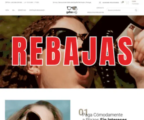 Gafasweb.com(Comprar Gafas Online) Screenshot