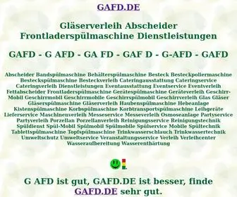 Gafd.de(Gläserverleih) Screenshot