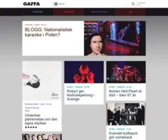 Gaffa.se(Allt om musik) Screenshot