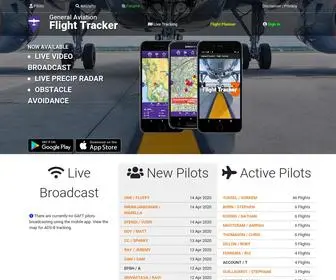 Gaflighttracker.com(General Aviation Flight Tracker and Navigation) Screenshot