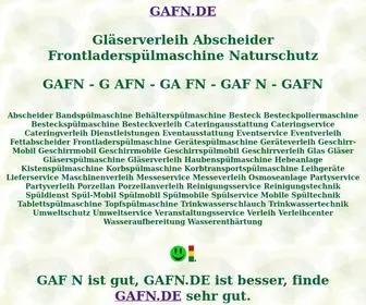 Gafn.de(Gläserverleih) Screenshot