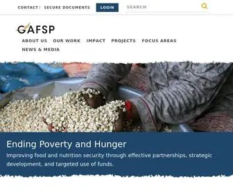 Gafspfund.org(Global Agriculture & Food Security Program (GAFSP)) Screenshot