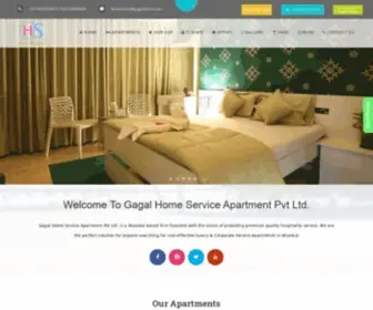 Gagalhome.com(Luxury & Corporate Service Apartments in Mumbai) Screenshot