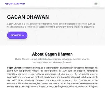 Gagandhawan.in(Gagan Dhawan) Screenshot