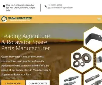 Gaganharvester.com(Gagan Harvester) Screenshot