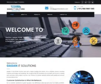 Gaganitsolutions.com(GAGAN IT SOLUTIONS) Screenshot