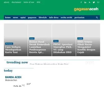 Gagasanaceh.com(Inovasi Positif untuk Aceh) Screenshot