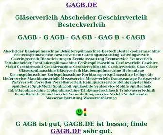 Gagb.de(Gläserverleih) Screenshot