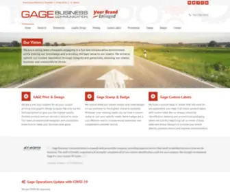 Gagebiz.com(Gage Print) Screenshot