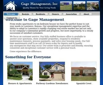 GagemGmt.com(Gage Management) Screenshot