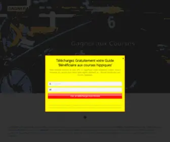 Gagner-Aux-Courses.info(Devenez bénéficiaire aux courses) Screenshot