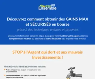 Gagnerenboursesimplement.com(Rejoindre GeBS (Boutique)) Screenshot