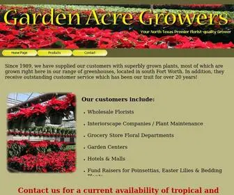 Gagrowers.com(Garden Acre Growers) Screenshot