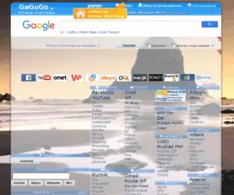 Gagugo.pl(Strona startowa) Screenshot