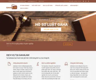 Gahalaw.com(HỒ SƠ LUẬT GAHA) Screenshot