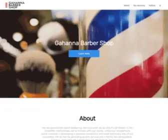 Gahannabarbershop.com(Gahanna Barber Shop) Screenshot