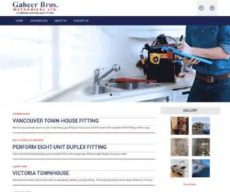 Gaheermechanical.com(Gaheer&Brothers) Screenshot