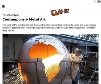 Gahr-Metalart.com(Contemporary Metal Art) Screenshot