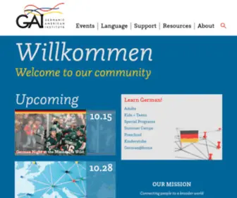 Gai-MN.org(Germanic-American Institute) Screenshot