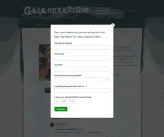 Gaia-Creations.com(Gaia Creations) Screenshot