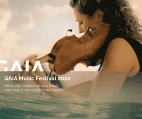 Gaia-Festival.com(Vom 4.–8. Mai 2022 findet das GAIA Musikfestival statt) Screenshot