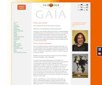 Gaia-Satsang.com(Gaia Satsang Essenz Meditation Startseite) Screenshot