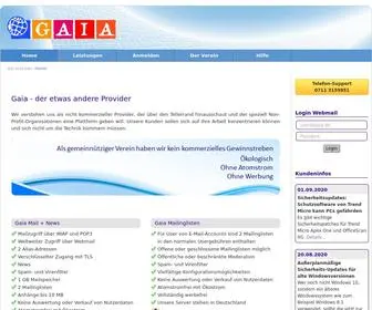Gaia.de(Gaia e.V) Screenshot
