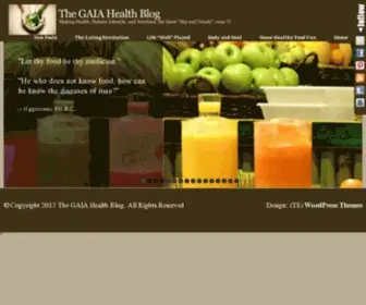 Gaiahealthblog.com(The Gaia Health Blog) Screenshot