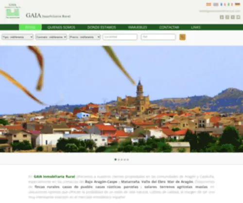 Gaiainmobiliariarural.com(Gaia Inmobiliara Rural) Screenshot