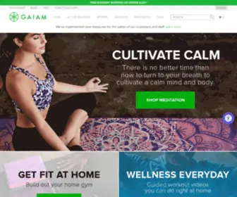 Gaiam.ca(Shop Gaiam for yoga) Screenshot