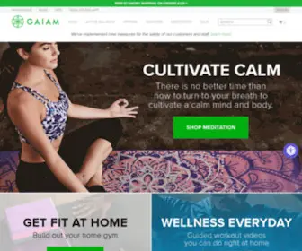 Gaiamimages.com(Shop Gaiam for yoga) Screenshot