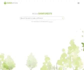 Gaiamission.org(Non-profit organization) Screenshot
