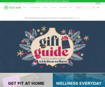 Gaiamuniversity.com(Shop Gaiam for yoga) Screenshot