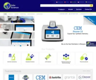 Gaiascience.com.my(#1 Scientific & Laboratory Equipment Supplier Malaysia) Screenshot