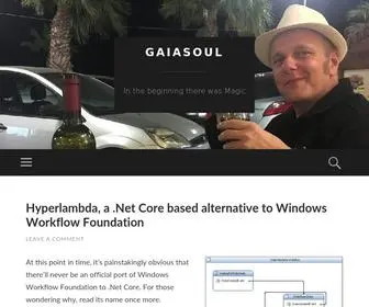 Gaiasoul.com(In the beginning there was Magic) Screenshot