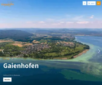Gaienhofen.de(Gaienhofen) Screenshot