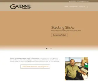 Gaiennie.com(Stacking Sticks Made from Hardwood) Screenshot