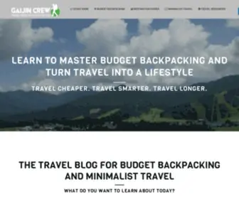 Gaijincrew.com(The Budget Backpacking Travel Blog) Screenshot