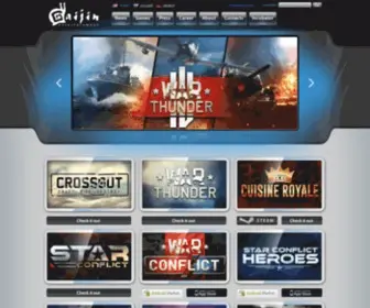 Gaijinent.com(Gaijin Entertainment) Screenshot